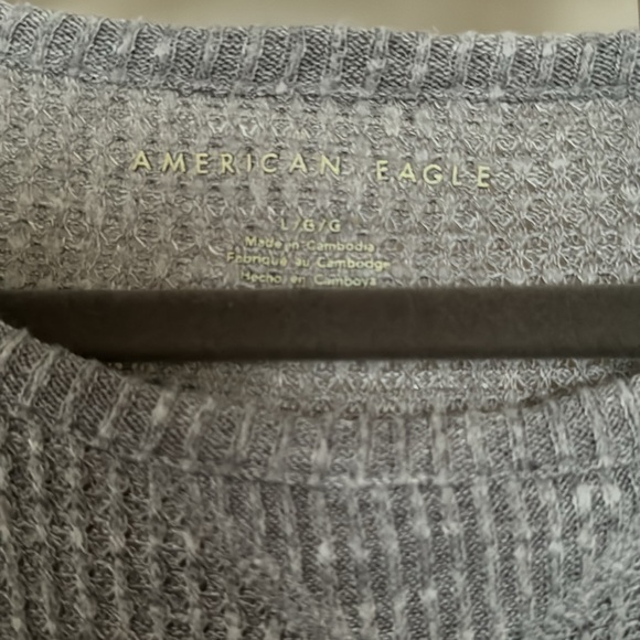 American eagle waffle knit long sleeve top - Picture 3 of 6
